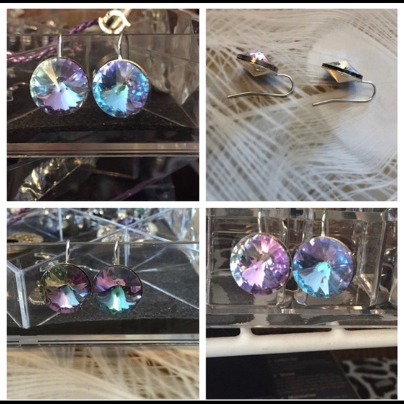 Host Pick Preciosa Vitrail Light crystal earrings - Picture 4 of 5